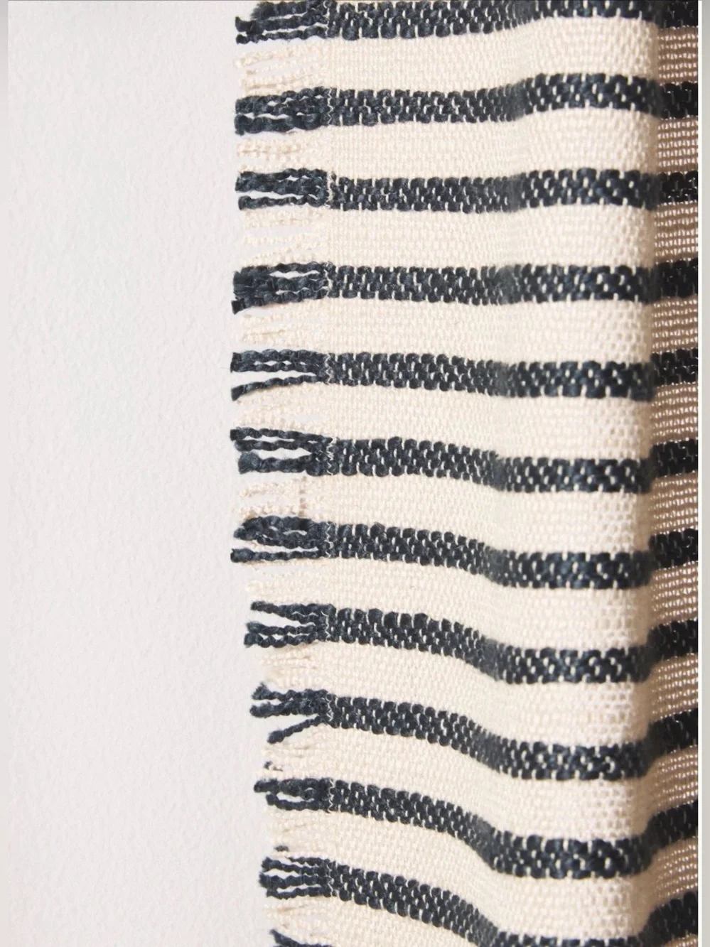 Anthropologie 96” Luxe Linen Blend Woven Curtain